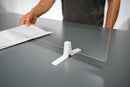 STAUBER Best Sneeze Guard - Clear Acrylic, Plexiglass, Shield, Barrier Protects Employees Against Coughing and Sneezing Customers. (Stands Included)