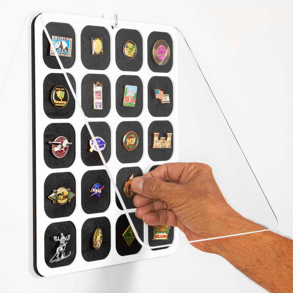 STAUBER Best Pin Display and Organizer - Pin Collection display holder for  displaying enamel pins