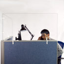 STAUBER Best Cubicle Sneeze Guard - Acrylic Partition Extension. Best temporary solution to divide work stations. (Cubicle Clips Included)