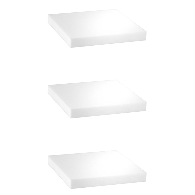 White Acrylic Wall Floating Shelf 4" x 4" x 1/2"