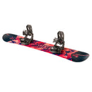 STAUBER Summit Snowboard and Dyna Bindings Package (Matte Board) - All Mountain Style - Hybrid Rocker Profile Shape