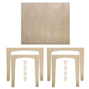 Stauber Best Custom Holiday Table (Unfinished Plywood)