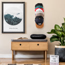 STAUBER Best Acrylic Baseball Cap Rack and Hat Display Holder- Display on counter in closet or hang on wall.