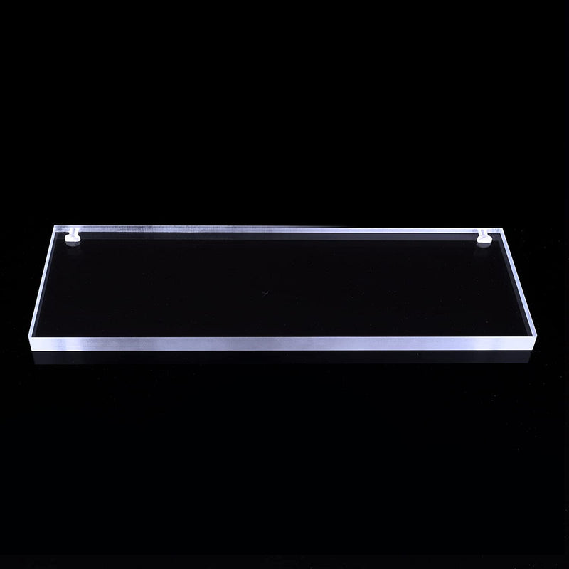STAUBER Best - Clear Acrylic Wall Floating Shelf- 1/2" Thick - MODERN DESIGN - Pack of 3