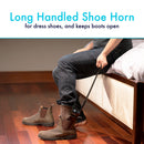 Stauber Best Sock Aid and Shoe Horn - Hinged Sock Aid and New Extra Long Handled Shoe Horn - Design for post surgery.