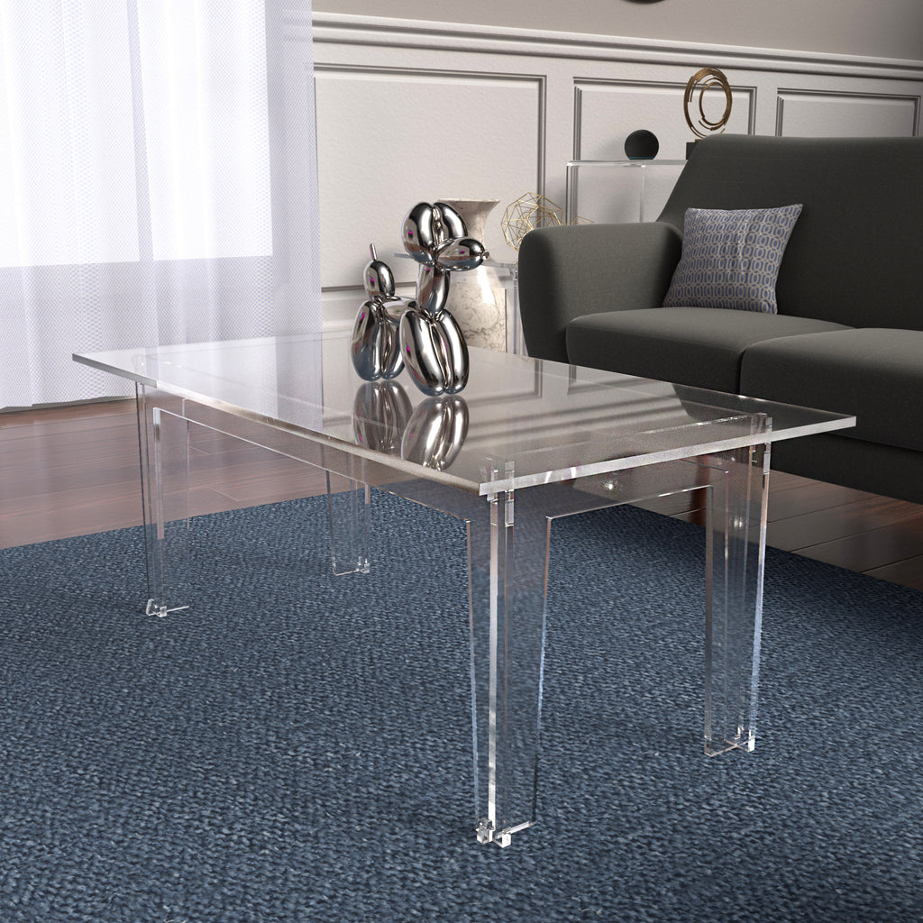 Clear Acrylic Coffee Table