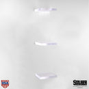 Clear Acrylic Wall Floating Shelf 4" x 4" x 1/2"