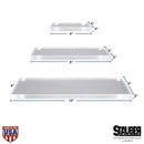 Black Acrylic Wall Floating Shelf  sizes