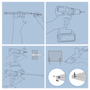 STAUBER Best- Clear Acrylic Wall Floating Shelf -  1/2" Thick - CLASSIC DESIGN - Pack of 3