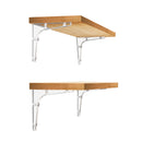 STAUBER BEST- Acrylic Wall Storage Shelf Brackets, 3"/ 5"/ 7"- Set of 2- for Living Room, Bedroom, Kitchen, Bathroom, Office.