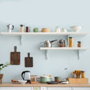 STAUBER BEST- Acrylic Wall Storage Shelf Brackets, 3"/ 5"/ 7"- Set of 2- for Living Room, Bedroom, Kitchen, Bathroom, Office.