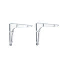 STAUBER BEST- Acrylic Wall Storage Shelf Brackets, 3"/ 5"/ 7"- Set of 2- for Living Room, Bedroom, Kitchen, Bathroom, Office.