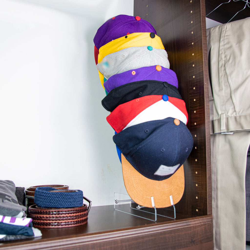 STAUBER Best Acrylic Baseball Cap Rack and Hat Display Holder- Display