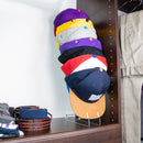 STAUBER Best Acrylic Baseball Cap Rack and Hat Display Holder- Display on counter in closet or hang on wall.