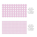 16"x24" rectangle acrylic raised pastry stand in clear acrylic fits 66 medium cupcakes or 162 mini cupcakes