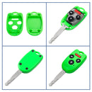 Green Honda Key Replacement Shell (4 button) by StauberBest