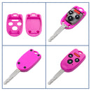 Pink Honda Key Replacement Shell (4 button) by StauberBest