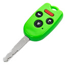 Green Honda Key Replacement Shell (4 button) by StauberBest