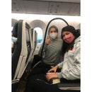 STAUBER Best Airplane Sneeze Guard - This Personal Airplane Seat Divider is Reusable, Portable, Collapsable, Flexible, and User Friendly - Sky Shield