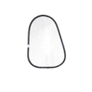 Portable Classroom Sneeze Guard - For Auditoriums, School Desks and Lecture Halls. (Flag and Post)