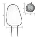 STAUBER Best Airplane Sneeze Guard - This Personal Airplane Seat Divider is Reusable, Portable, Collapsable, Flexible, and User Friendly - Sky Shield