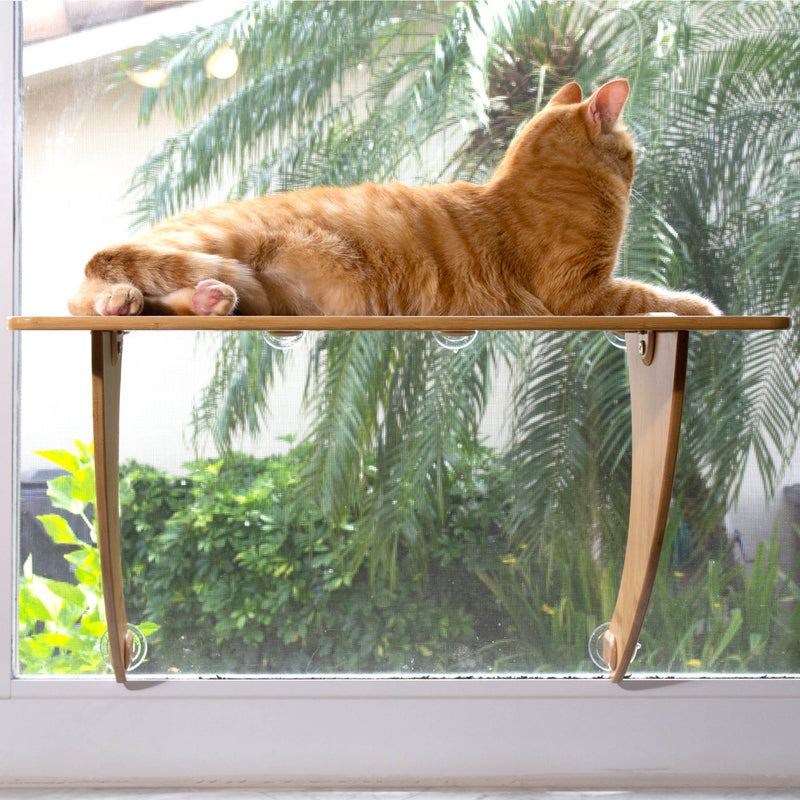 STAUBER Best Bamboo Cat Window Perch
