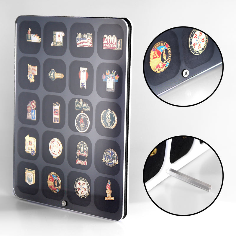 STAUBER Best Pin Display and Organizer - Pin Collection display holder for displaying enamel pins