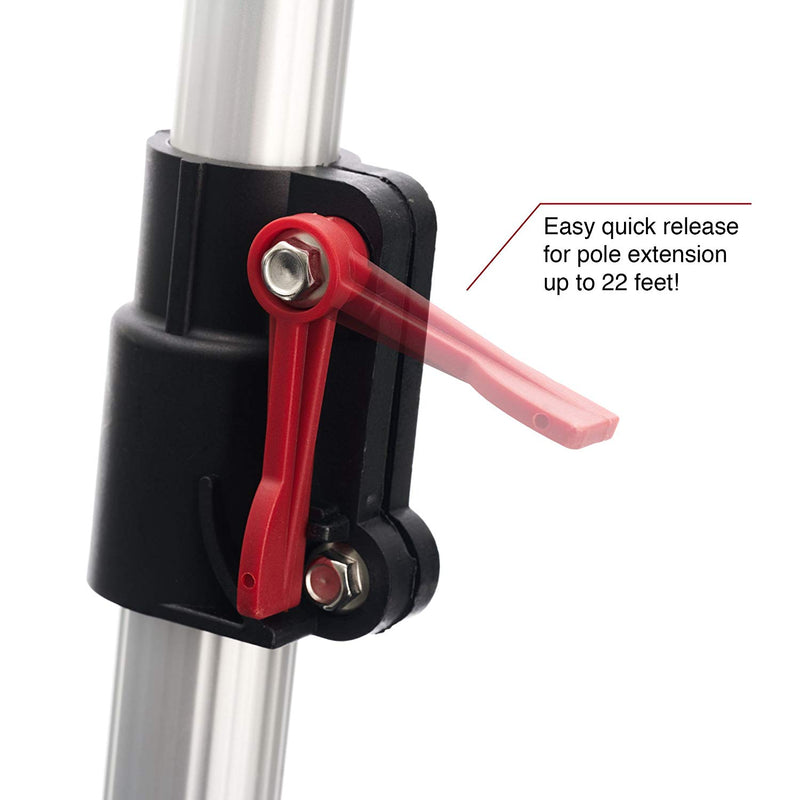 STAUBER"Quick-Lock" Bulb Changer Extension Pole - Extends from 6 to 22 Feet - STAUBER Shop
