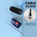 STAUBER BEST- Corner Acrylic Shelf, Set of 2 Acrylic Wall Storage Shelves, Easy Install Organizer for Living Room, Bedroom, Kitchen, Bathroom, Office.