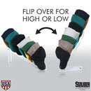 STAUBER Best Acrylic Baseball Cap Rack and Hat Display Holder- Display on counter in closet or hang on wall.