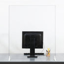 Stauber Best Large Sneeze Guard Clear Acrylic, Plexiglass, Shield, Barrier Protects Employees Against Coughing and Sneezing Customers.(36"H x 32"W)