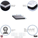 STAUBER Best- Clear Acrylic Wall Floating Shelf -  1/2" Thick - CLASSIC DESIGN - Pack of 3