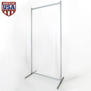 Floor Standing Sneeze Guard 6'H