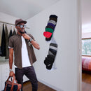 STAUBER Best Acrylic Baseball Cap Rack and Hat Display Holder- Display on counter in closet or hang on wall.