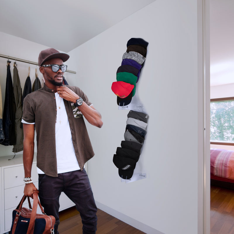 STAUBER Best Acrylic Baseball Cap Rack and Hat Display Holder- Display