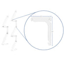 STAUBER Best Acrylic Baseball Cap Rack and Hat Display Holder- Display on counter in closet or hang on wall.