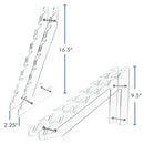 STAUBER Best Acrylic Baseball Cap Rack and Hat Display Holder- Display on counter in closet or hang on wall.