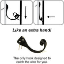 Picture Hangers with Flexible Hook - Reach the wire! by StauberBest - STAUBER Shop