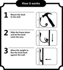 Picture Hangers with Flexible Hook - Reach the wire! by StauberBest - STAUBER Shop