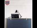 STAUBER Best Cubicle Sneeze Guard - Acrylic Partition Extension. Best temporary solution to divide work stations. (Cubicle Clips Included)