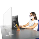 STAUBER Best Sneeze Guard - Clear Acrylic, Plexiglass, Shield, Barrier Protects Employees Against Coughing and Sneezing Customers. (Stands Included)
