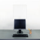 Computer Monitor Sneeze Guard Extender