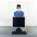 Computer Monitor Sneeze Guard Extender