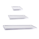 Clear Acrylic Wall Floating Shelf  