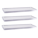 Clear Acrylic Wall Floating Shelf  12" x 4" x 1/2" thick