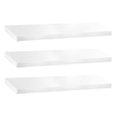 White Acrylic Wall Floating Shelf 12" x 4" x 1/2"