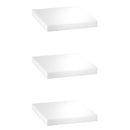 White Acrylic Wall Floating Shelf 4" x 4" x 1/2"