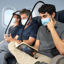 STAUBER Best Airplane Sneeze Guard - This Personal Airplane Seat Divider is Reusable, Portable, Collapsable, Flexible, and User Friendly - Sky Shield
