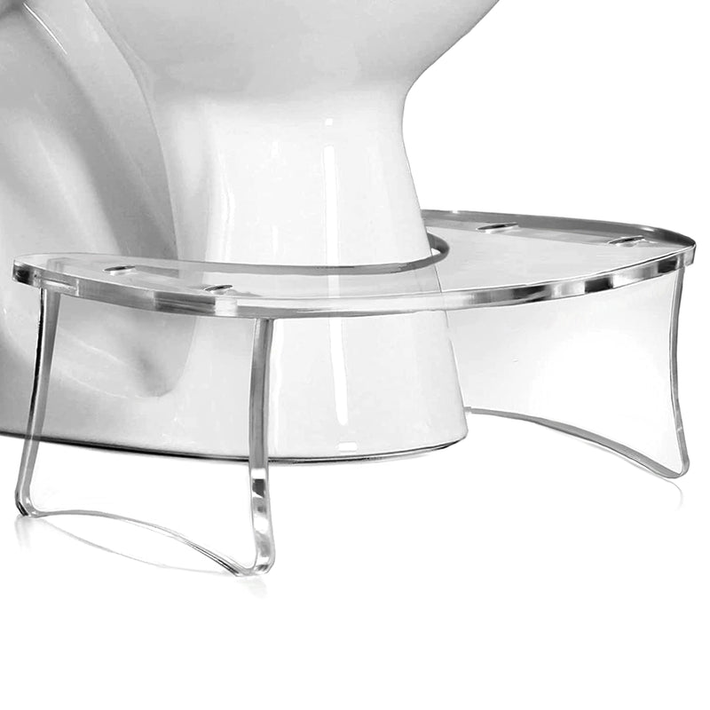 STAUBER Best Potty Stool - Acrylic Squatting Toilet Step Stool- Original Style