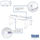 STAUBER Best Potty Stool - Acrylic Squatting Toilet Step Stool- Original Style